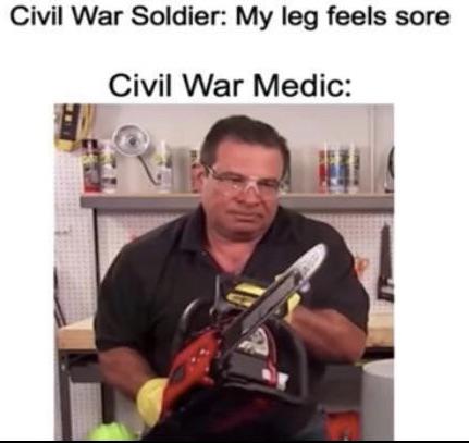 Civil war medic butchers